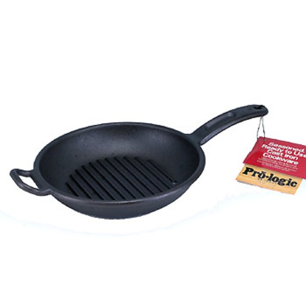 LODGE(ロッジ) Pro-Logic 10インチ ラウンドグリルパン P10GR3 フライパン