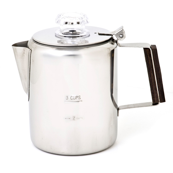 Chinook(チヌーク) ティンバーライン ステンレスコーヒーパーコレーター 3カップ 41110 パーコレーター&バネット