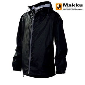 マック(Makku) レイントラックジャケット ＥＬ ブラック AS-900