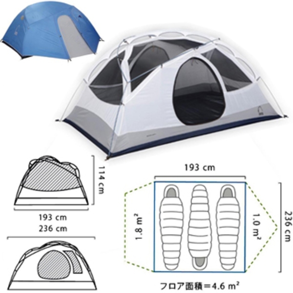 SIERRA DESIGNS(シエラデザインズ) メテオライト3 2010 SD8784 ツーリング&バックパッカー