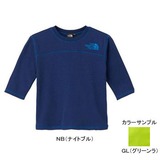 THE NORTH FACE(ザ･ノース･フェイス) 3/4 Dry Honeycomb Crew Kid’s NTJ30029 半袖シャツ(ジュニア/キッズ/ベビー)