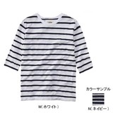 THE NORTH FACE(ザ･ノース･フェイス) 3/4 Border Shirt Men’s AT30008 半袖シャツ(メンズ)