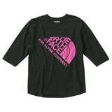 THE NORTH FACE(ザ･ノース･フェイス) JUMBO LOGO 3/4 TEE Men’s AT37862 半袖Tシャツ(メンズ)