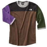 THE NORTH FACE(ザ･ノース･フェイス) Jumbo LOGO 3/4 Tee Men’s AT37900 半袖Tシャツ(メンズ)