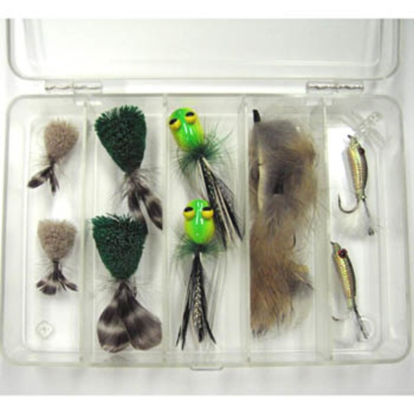 ナチュラム オリジナルバスフライ10pcsセット   完成フライセット