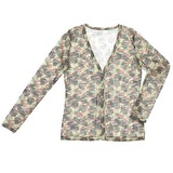 プリミティ(primity) うみうさぎ 迷彩シースルーカーディガン PTP003 ニット･セーター(レディース)