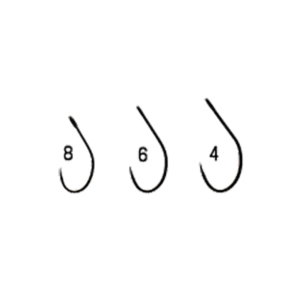 オーナー針 シングル51BL S-51BL   シングルフック(トラウト用)