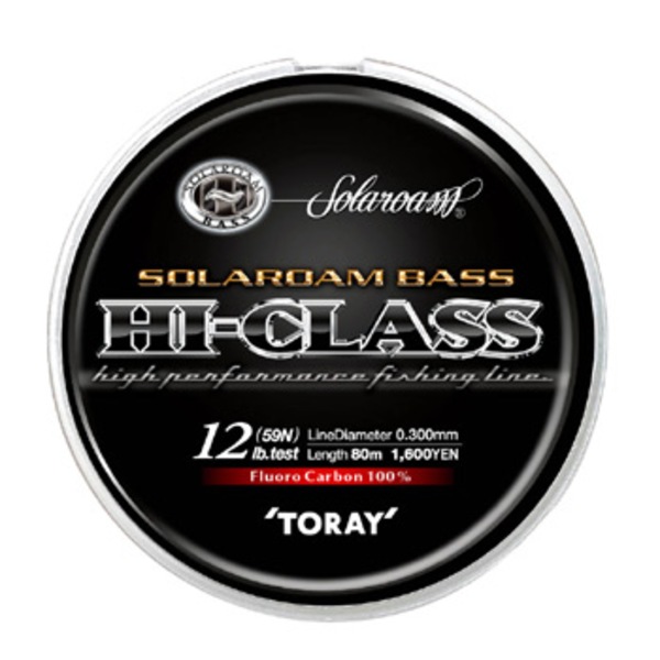 東レモノフィラメント(TORAY) ソラローム バス ハイクラス 80m   ブラックバス用フロロライン