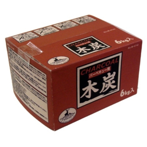 キャプテンスタッグ(CAPTAIN STAG) バーベキュー用木炭6kg M-6742 炭&まき