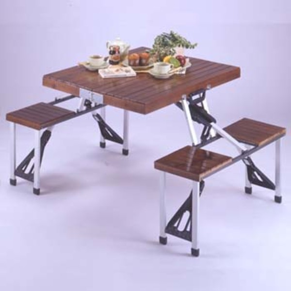 キャプテンスタッグ(CAPTAIN STAG) ブランチ 杉製ピクニックテーブル M-3728 テーブル･チェアセット