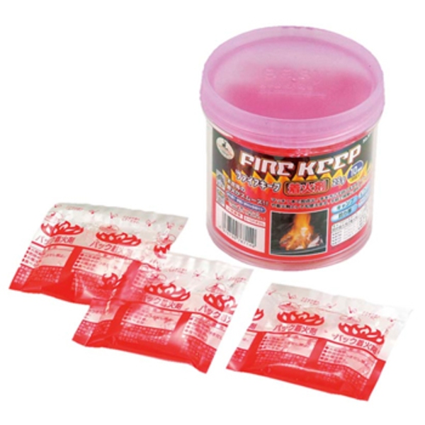 キャプテンスタッグ(CAPTAIN STAG) ファイアキープ着火剤25g10P 容器入 M-6714 着火剤