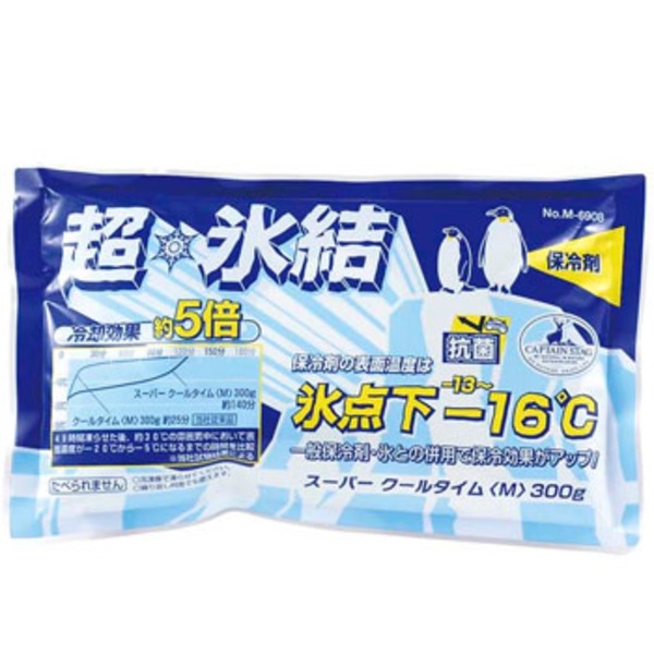 キャプテンスタッグ(CAPTAIN STAG) スーパークールタイム(M)300g M-6908 保冷剤