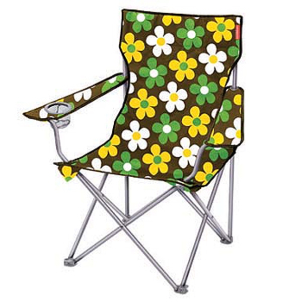 キャプテンスタッグ(CAPTAIN STAG) ハッピーフラワー ラウンジチェア M-3825 ディレクターズチェア