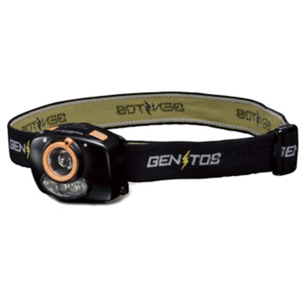 GENTOS(ジェントス) ヘッドベイダー HR-730H 最大125ルーメン 単四電池式 HR-730HBK ヘッドランプ