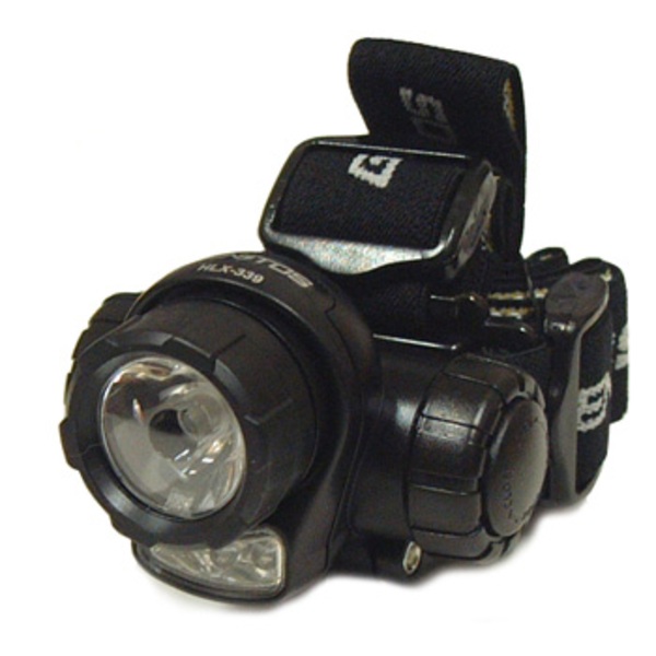 GENTOS(ジェントス) LEDヘッドライト HLX-339 最大80ルーメン 単四電池式 HLX-339 ヘッドランプ