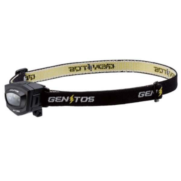 GENTOS(ジェントス) スモールヘッドライト SH-26G ボタン電池式 SH-26G ヘッドランプ