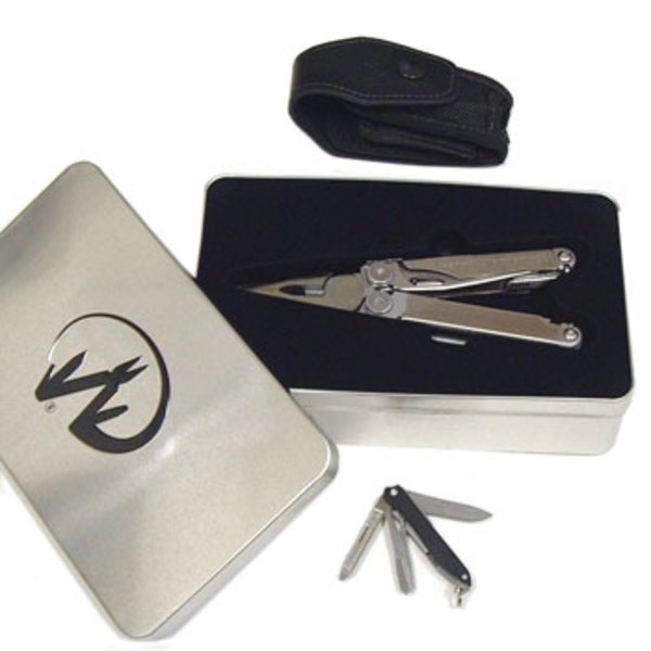 LEATHERMAN(レザーマンLTJ) ニューウェーブ+スタイル ギフト缶入特別限定セット【LTJ日本正規品】 TSN700L.STY-BK プライヤーツール