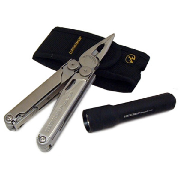 LEATHERMAN(レザーマンLTJ) ニューウェーブ+モナークライト400 限定セット【LTJ日本正規品】 WAV+MN400-N プライヤーツール