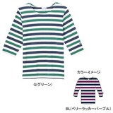 THE NORTH FACE(ザ･ノース･フェイス) 3/4 TWILIGHT BORDER CREW Women’s NTW30129 Tシャツ･カットソー長袖(レディース)