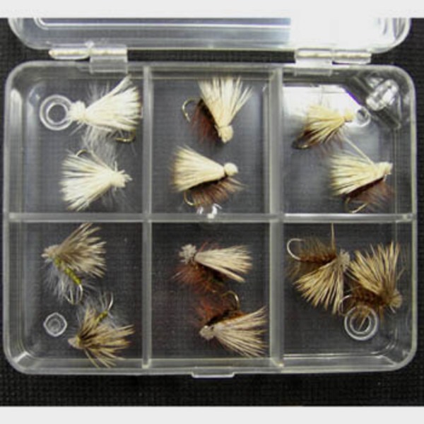 ナチュラム エルクヘアーカディス #10 12pcsセット   完成フライセット