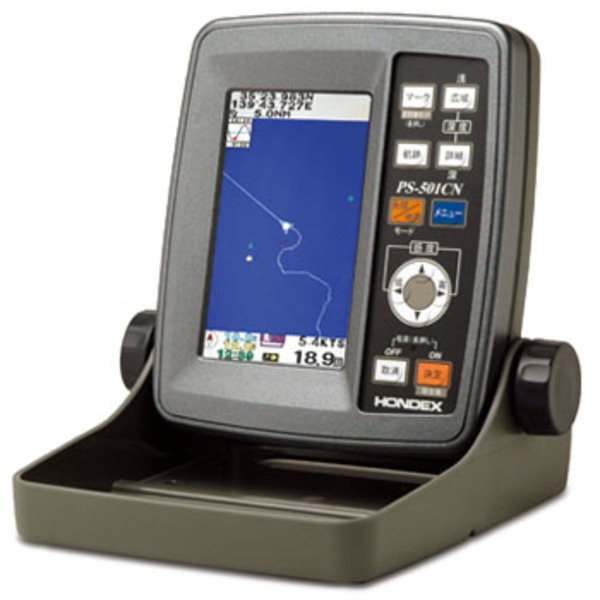 ホンデックス　PS-501CN　小型液晶　GPS　遮光フード付き　魚探