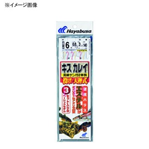 ハヤブサ(Hayabusa) 投げキス･カレイ天秤式 金&赤鈎2本鈎3セット NT670
