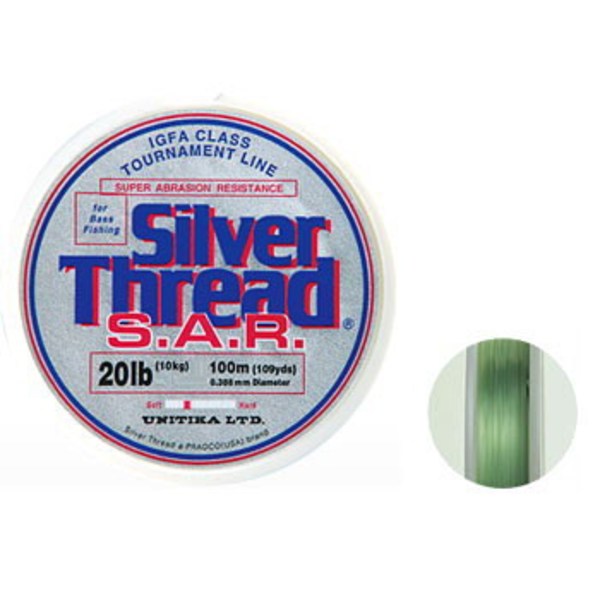 ユニチカ(UNITIKA) シルバースレッド S.A.R. 100m   トラウト用ナイロンライン