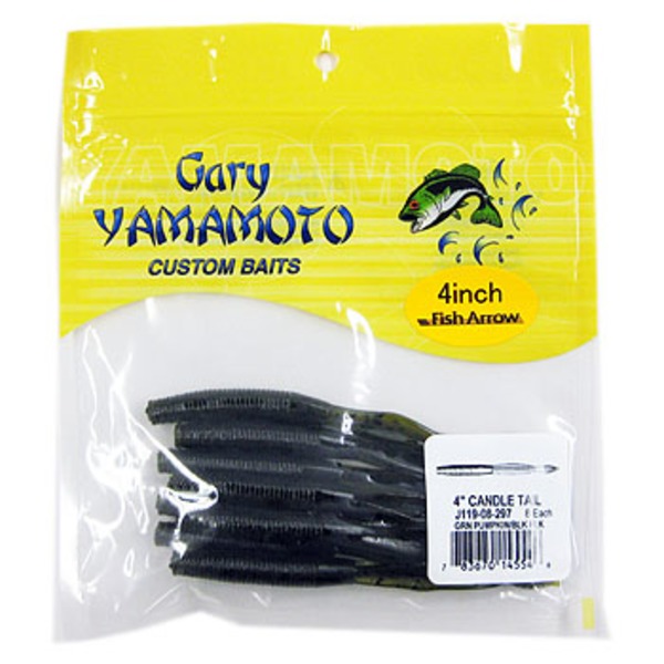 フィッシュアロー ゲーリーヤマモト キャンドルテール J119-08-297 ストレートワーム