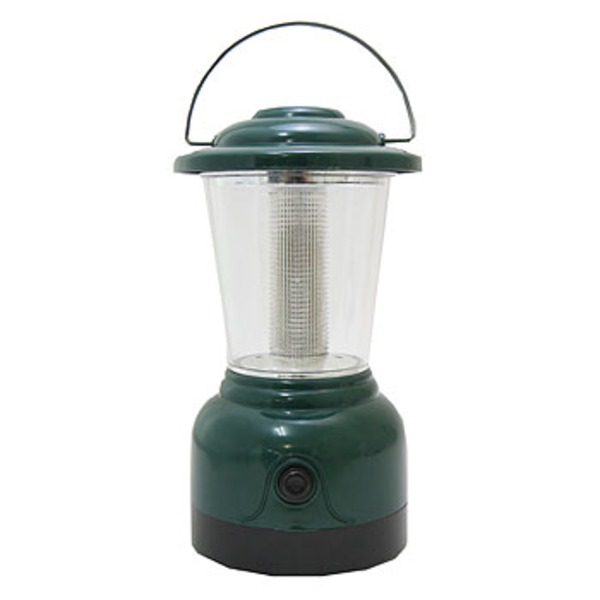 ノーブランド レインボーLEDランタン(単1×3本)※電池付き   電池式