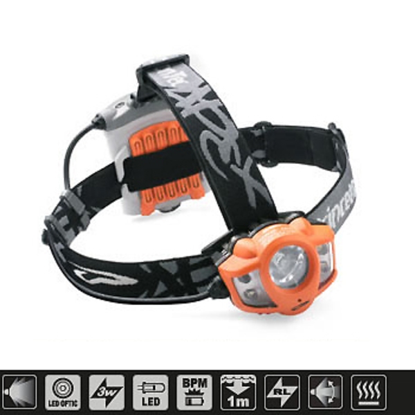 プリンストンテック APEX(アペックス) 3Wヘッドランプ APXC-BK ヘッドランプ