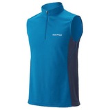 モンベル(montbell) クール ノースリーブジップシャツ Men’s 1104789 ノースリーブ･タンクトップ(メンズ)