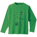 モンベル(montbell) WIC ロングスリーブT Kid’s 足跡 1104809 長袖シャツ(ジュニア/キッズ/ベビー)