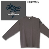 ハヤブサ(Hayabusa) 鬼掛 長袖TシャツC カジュアルタイプ 炎 Y1553G-L-93 長袖Tシャツ(メンズ)