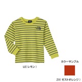 THE NORTH FACE(ザ･ノース･フェイス) L/S BORDER CREW Kid’s NTJ35003 長袖シャツ(ジュニア/キッズ/ベビー)