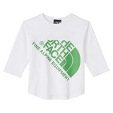 THE NORTH FACE(ザ･ノース･フェイス) JUMBO LOGO 3/4 TEE Kid’s NTJ37904 半袖シャツ(ジュニア/キッズ/ベビー)