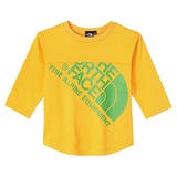 THE NORTH FACE(ザ･ノース･フェイス) JUMBO LOGO 3/4 TEE Kid’s NTJ37904 半袖シャツ(ジュニア/キッズ/ベビー)