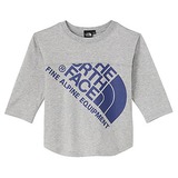 THE NORTH FACE(ザ･ノース･フェイス) JUMBO LOGO 3/4 TEE Kid’s NTJ37904 半袖シャツ(ジュニア/キッズ/ベビー)