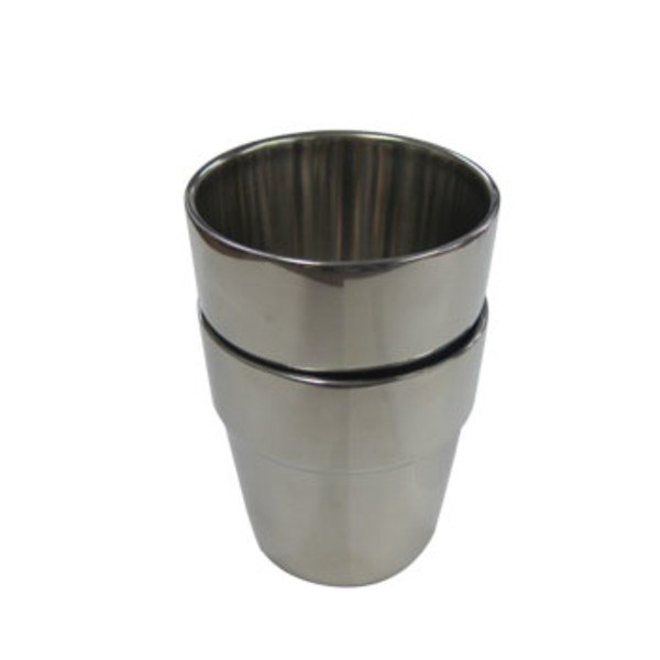 ハイマウント(HIGHMOUNT) ダブルウォール スタッキングマグ(2ヶセット) 46160 ステンレス製マグカップ