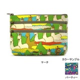 SPIA(スピア) 3ファスナーポーチ FSP-0213PY ウォレット･財布