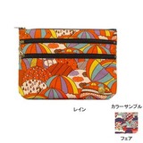 SPIA(スピア) 3ファスナーポーチ FSP-0214FA ウォレット･財布