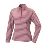 ミズノ(MIZUNO) ブリーズライト(R)オゾンコットンボーダー衿付シャツ Women’s A58EW01566 シャツ･ポロシャツ(レディース)