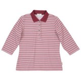ミズノ(MIZUNO) ブリーズライト(R)オゾンコットンボーダー衿付シャツ Women’s A58EW01666 シャツ･ポロシャツ(レディース)