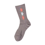 ミズノ(MIZUNO) ブレスサーモ ノンパイルアーガイル柄ソックス Women’s 73UW22206 ハイ･クルーソックス