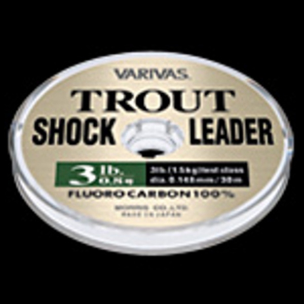 バリバス(VARIVAS) トラウト ショックリーダー フロロカーボン 3号   トラウト用ショックリーダー