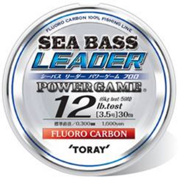 東レモノフィラメント(TORAY) シーバスリーダー パワーゲームフロロ 20m   シーバス用ショックリーダー