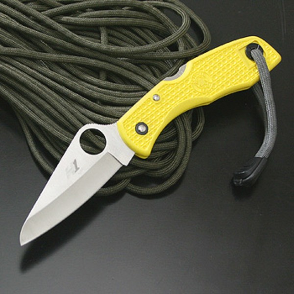 Spyderco(スパイダルコ) 海人-1 デリカ (直刃)   フォールディングナイフ