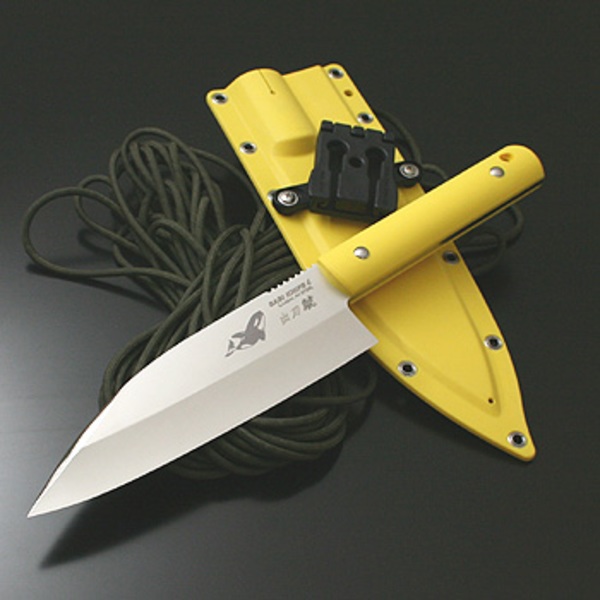 G･サカイ サビナイフ4 出刃シャチ 両刃   シースナイフ