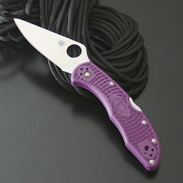 Spyderco(スパイダルコ) デリカ4 フラットグラインド (直刃)   フォールディングナイフ
