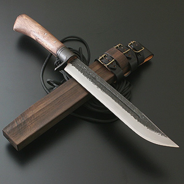 関兼常 関伝古式和鉄製錬 鬼神狩猟匠･両刃 CW-17 シースナイフ