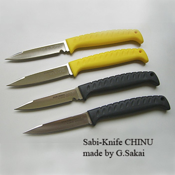 G･サカイ サビナイフ「CHINU」チヌ ブラック (ワンセレ)   シースナイフ